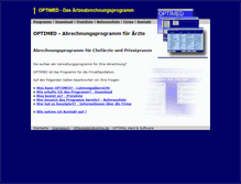 Tablet Screenshot of optimed-soft.de